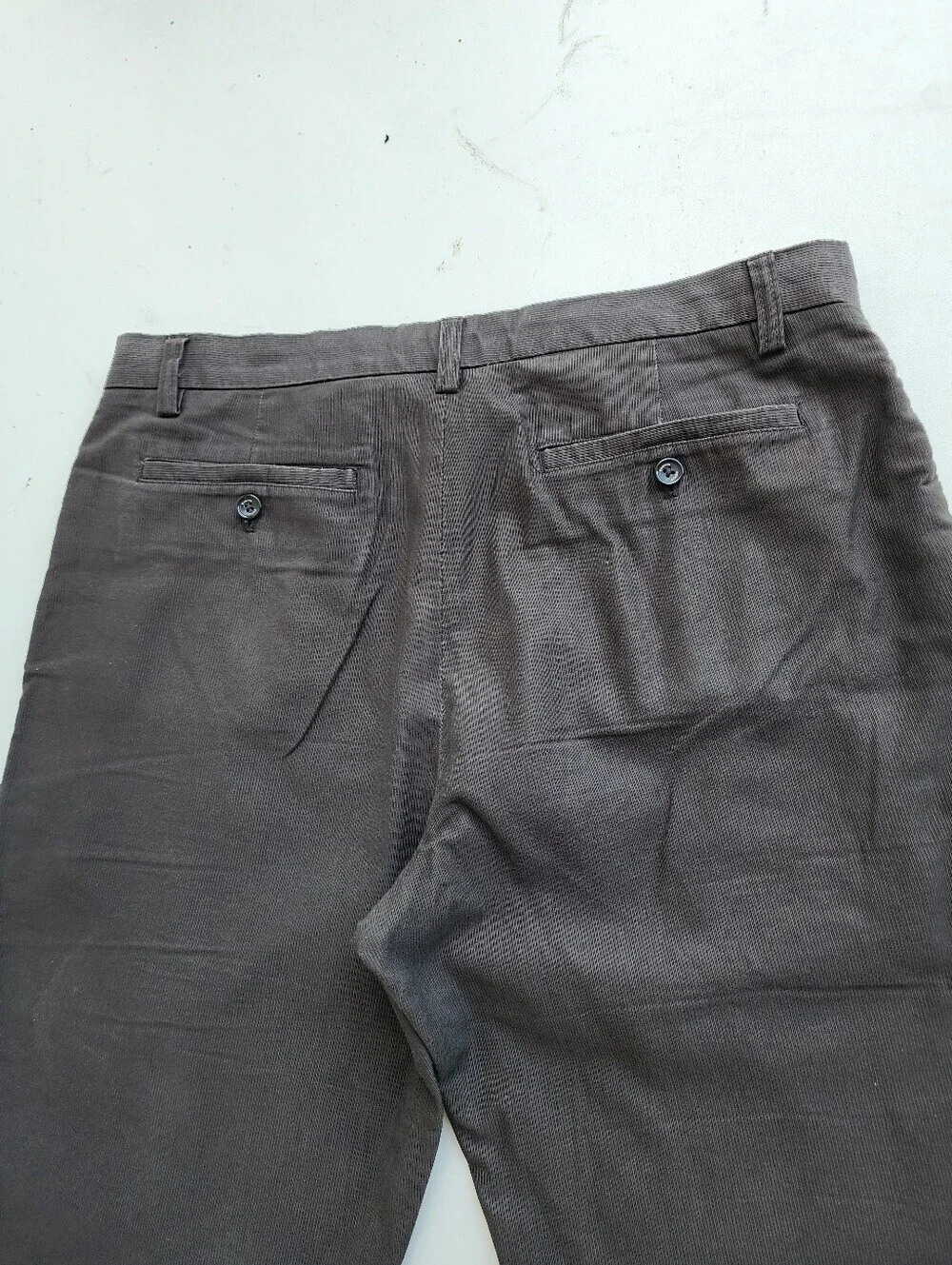 Banana Republic Emerson Chinos Brown Gray 100% Cotton Size 34 X 32